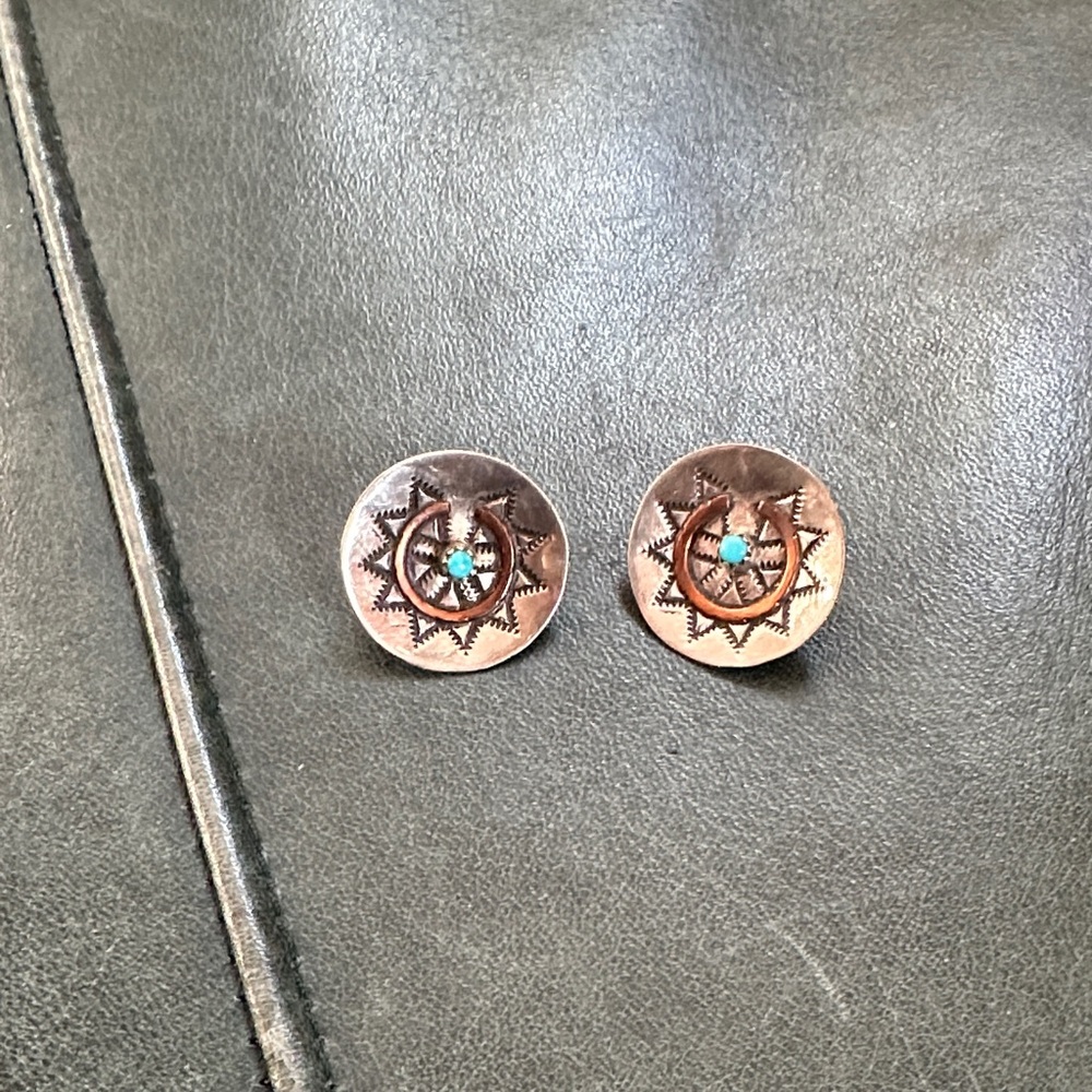 Sterling Silver and Turquoise Earrings